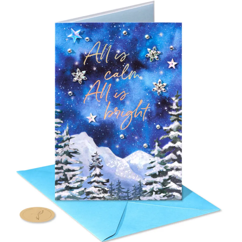 Peaceful Holiday Christmas Greeting Card