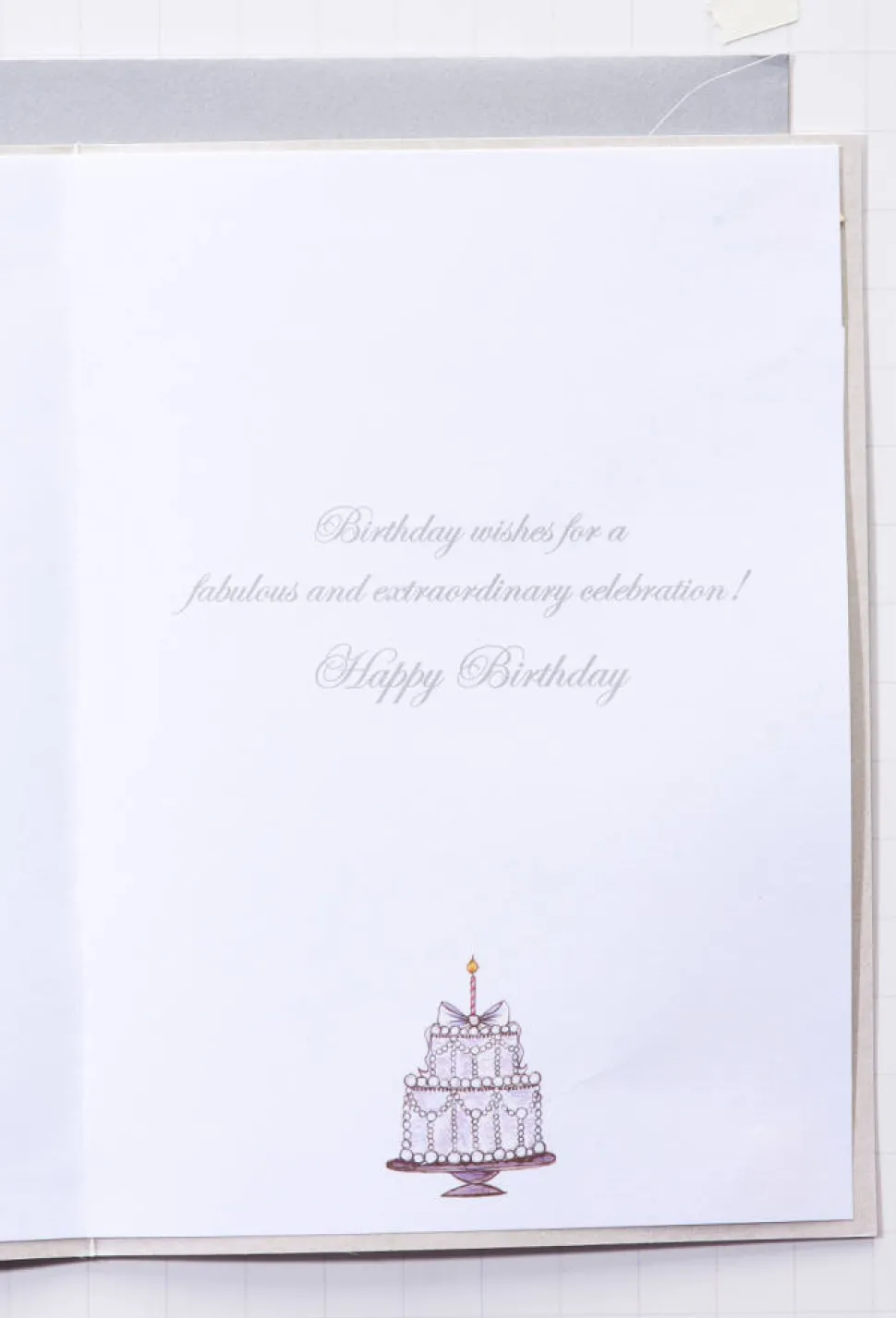 Pearl Dress Birthday Greeting Card- Designed by Bella Pilar