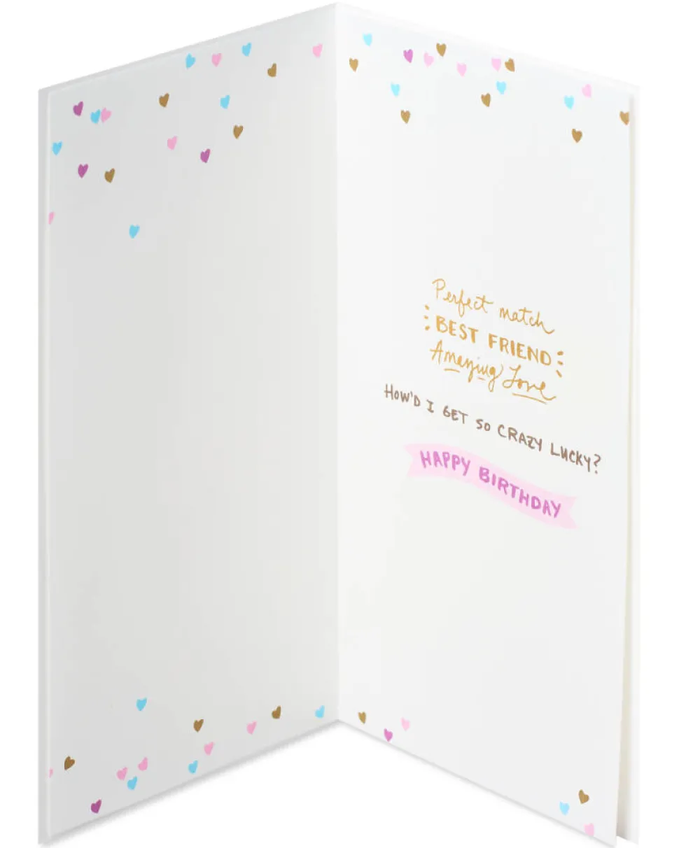 Perfect Match Birthday Greeting Card for Wife