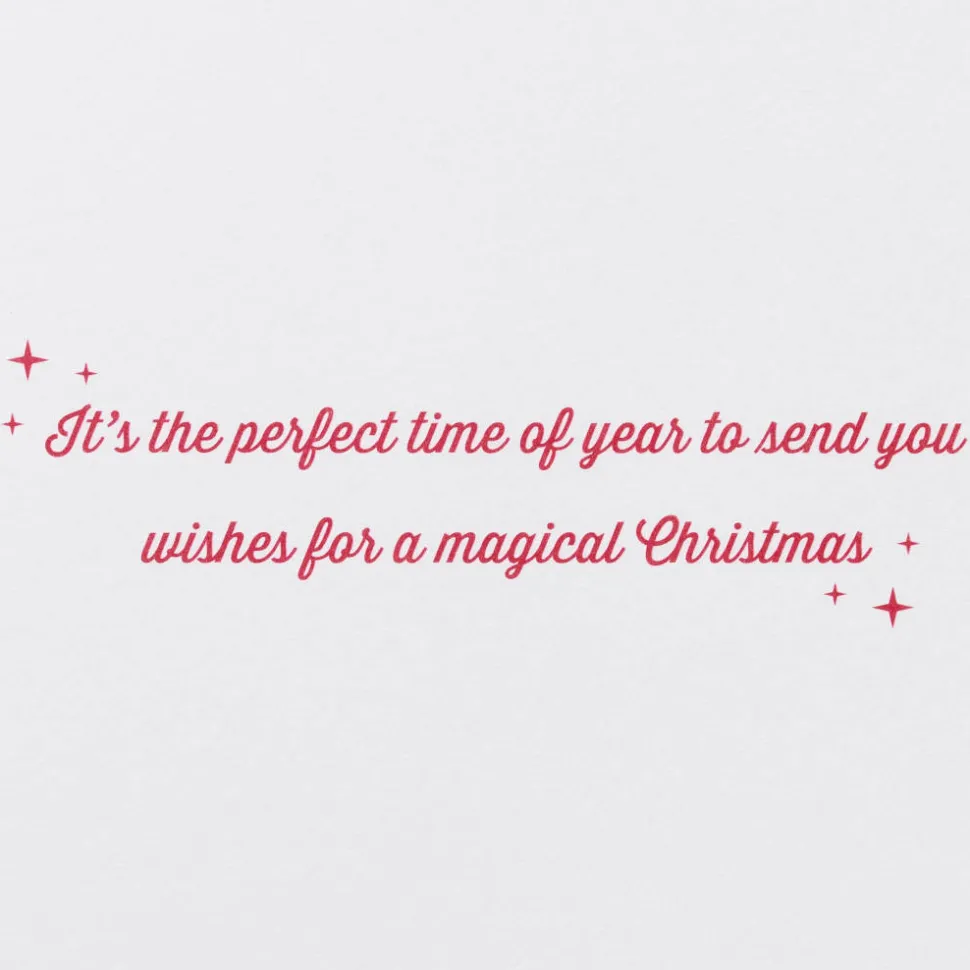Perfect Time of Year Disney Christmas Greeting Card