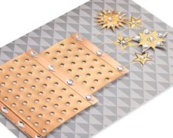 Perforated Leather Cake Birthday Greeting Card