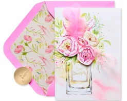 Perfume Florals Blank Greeting Card – BCRF Partnership