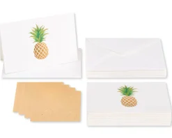 Pineapple Blank Cards with Envelopes, 16-Count