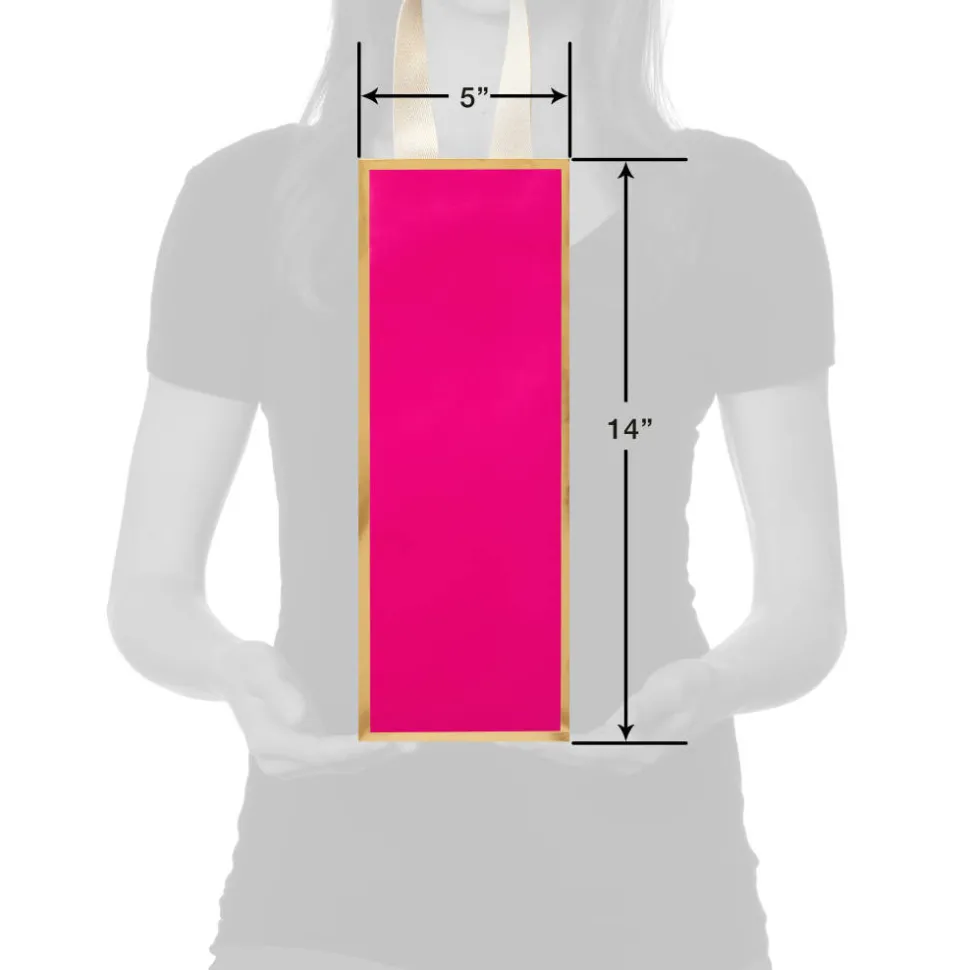 Pink and Gold 14″ Large Beverage Bag, 1 Bag