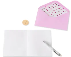 Pink Breast Cancer Awareness Ribbon Blank Thinking of You Greeting Card – BCRF Partnership