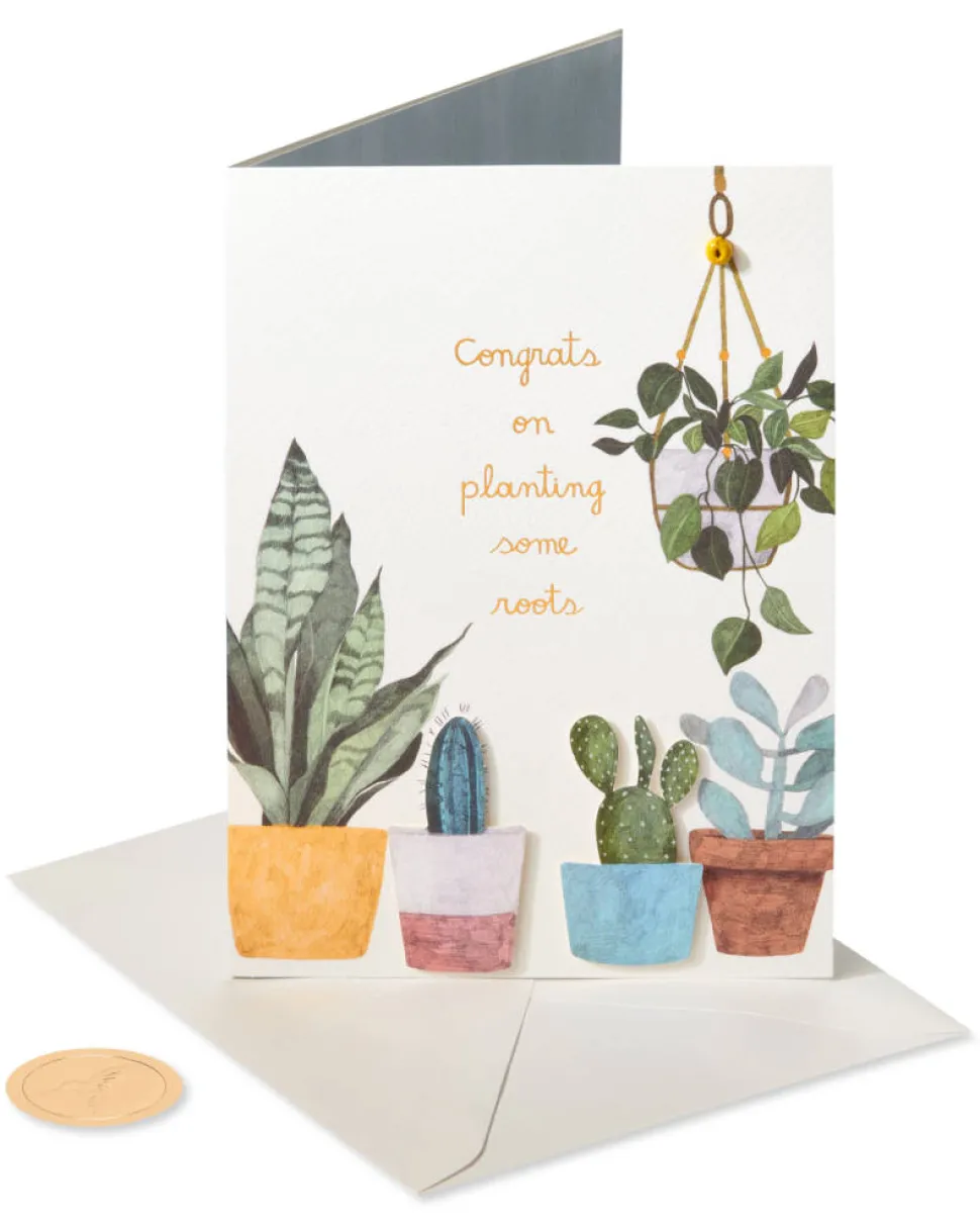 Planting Roots New Home Greeting Card