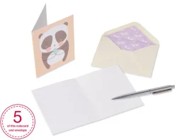 Playful Critters Boxed Blank Note Cards, 20-Count