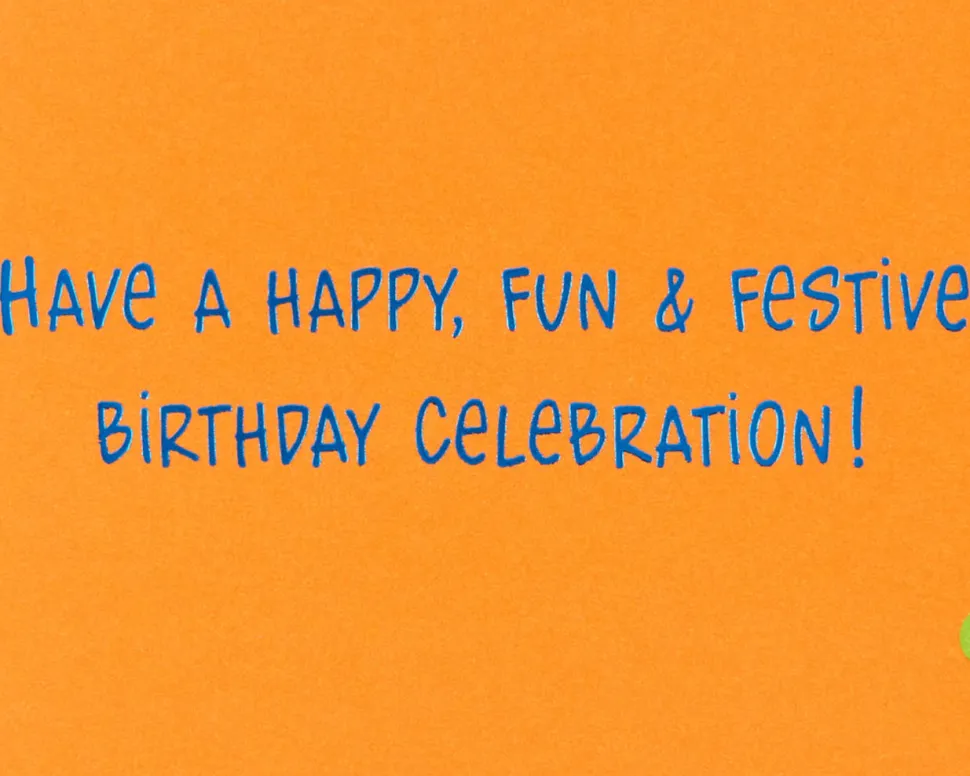Pom Pom Cactus Birthday Greeting Card