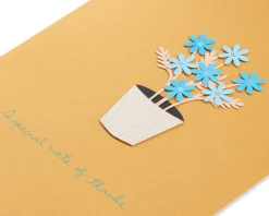 Pot of Daisies Thank You Greeting Card