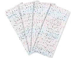 Rainbow Confetti Tissue Paper, 4 Sheets