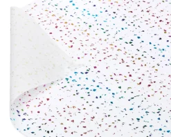 Rainbow Confetti Tissue Paper, 4 Sheets