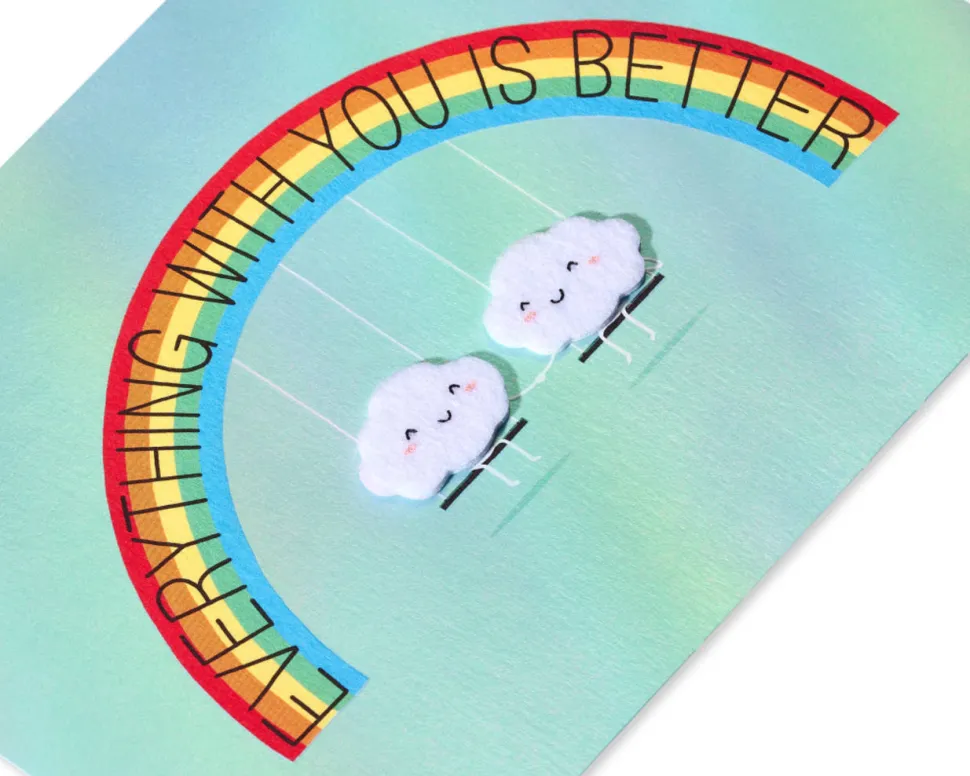 Rainbows Anniversary Greeting Card