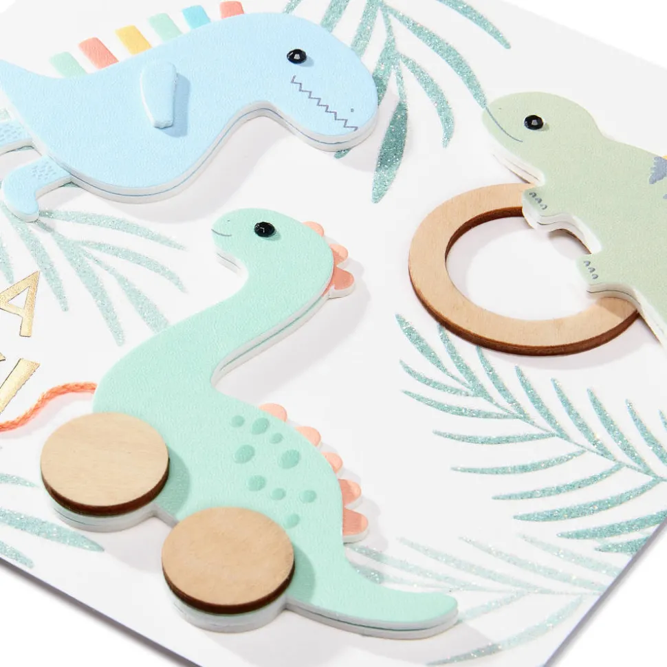 RAWRSOME Dinosaur Baby Shower Card