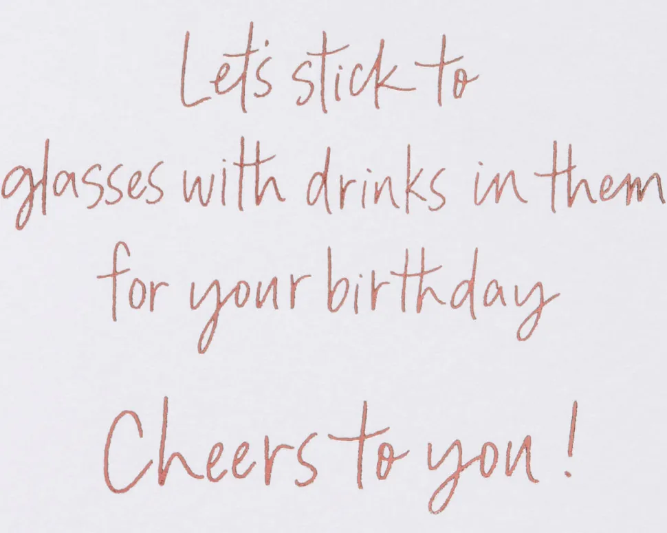 Reading Glasses Funny Birthday Greeting Card