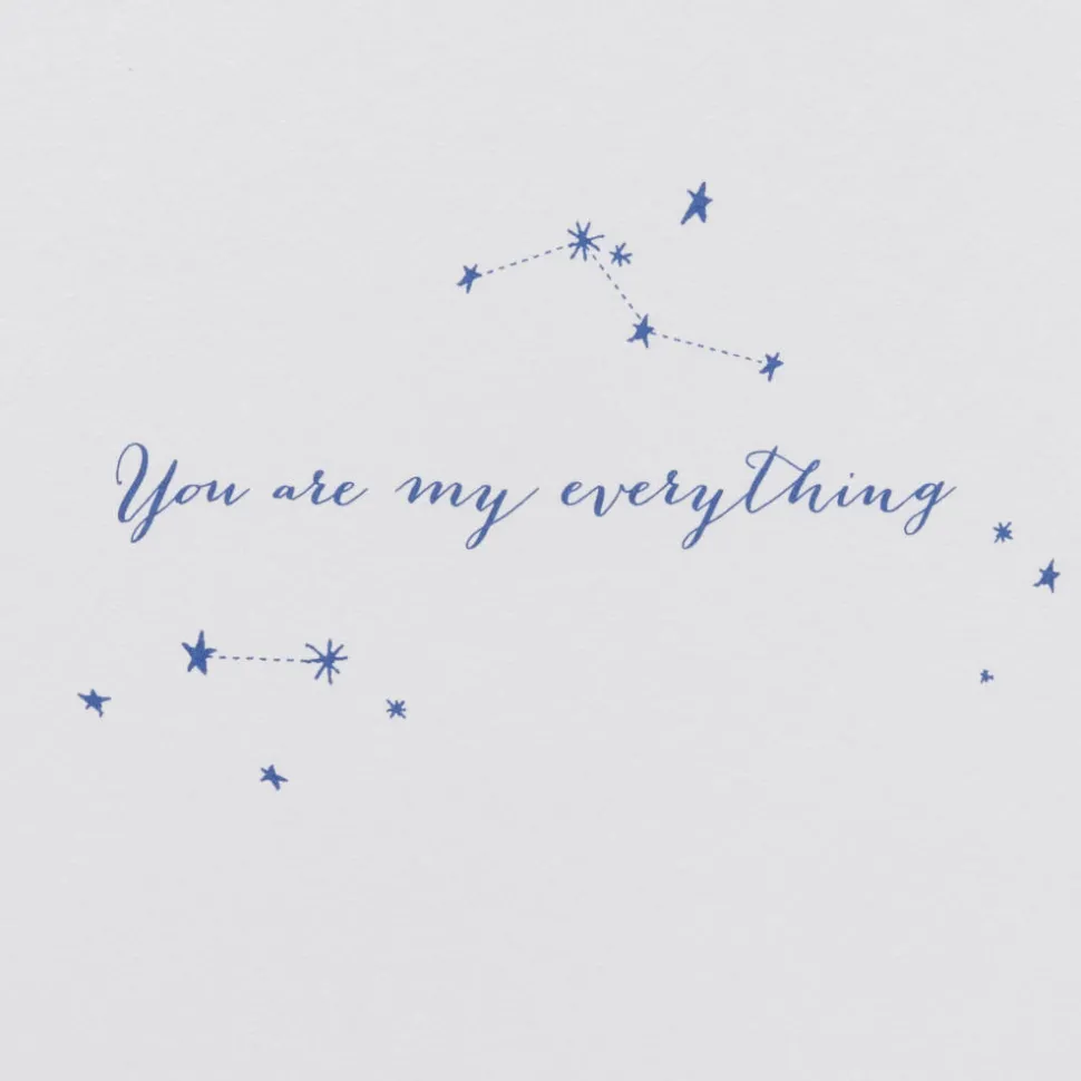 Romantic Stars Anniversary Greeting Card