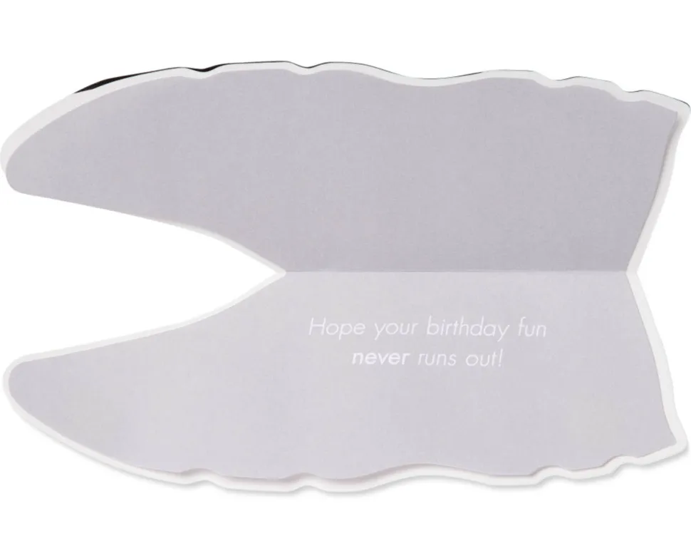 Running Shoes Birthday Greeting Card