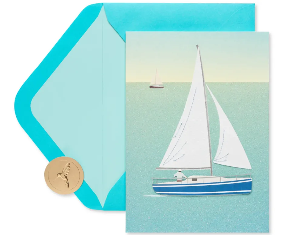 Sailboat Birthday Greeting Card