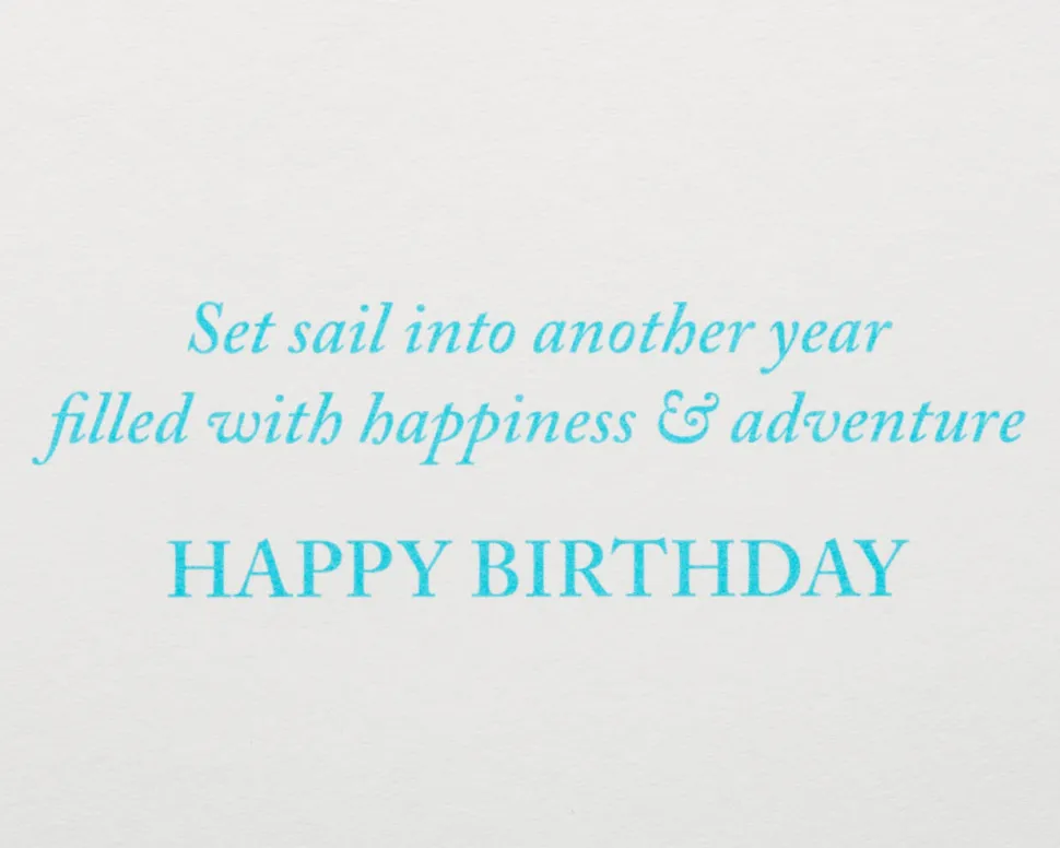 Sailboat Birthday Greeting Card