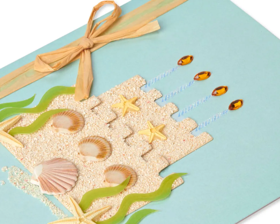 Sandcastle Birthday Greeting Card