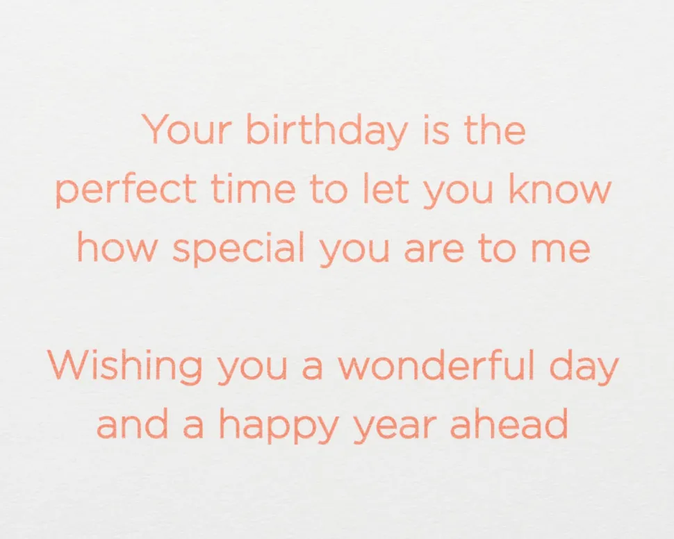 Scattered Flowers Birthday Greeting Card