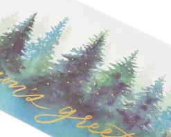 Seasons Greetings Holiday Boxed Cards, 16-Count