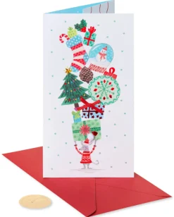Sending a Little Merry Your Way Christmas Greeting Card