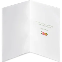 Sending You Hugs Birthday Greeting Card for Her – Designed by Bella Pilar