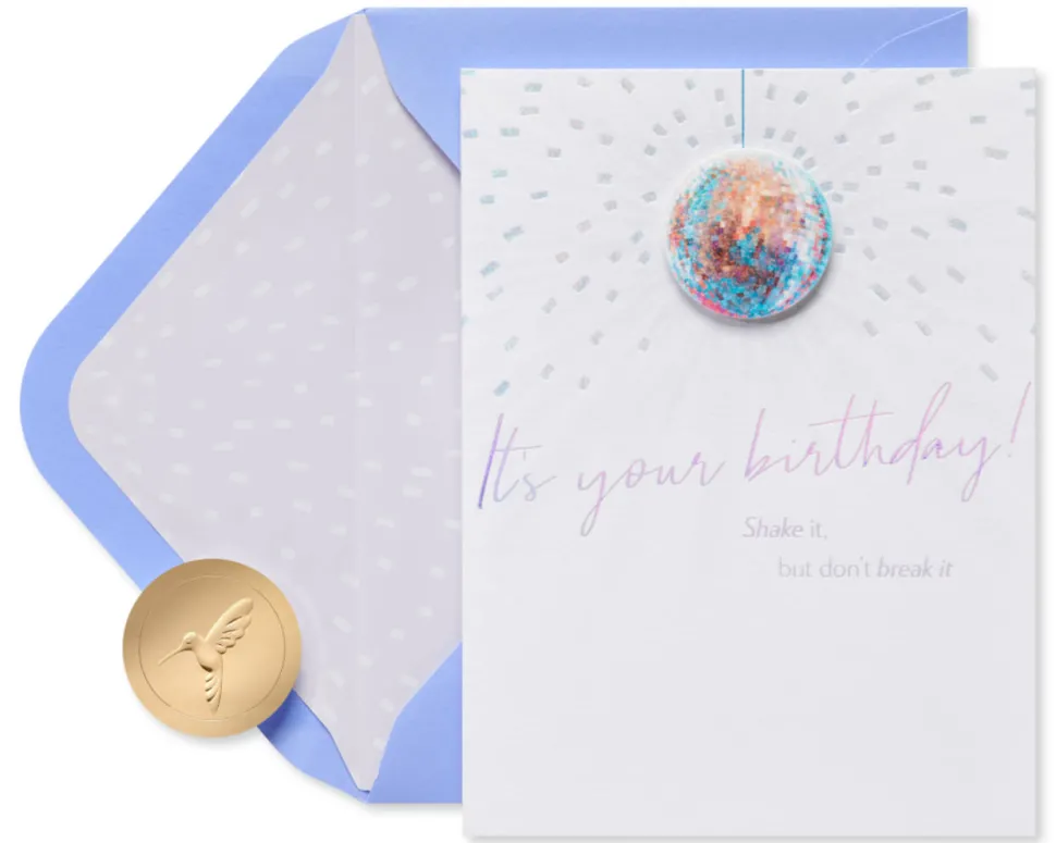 Shake It Don’t Break It Funny Birthday Greeting Card