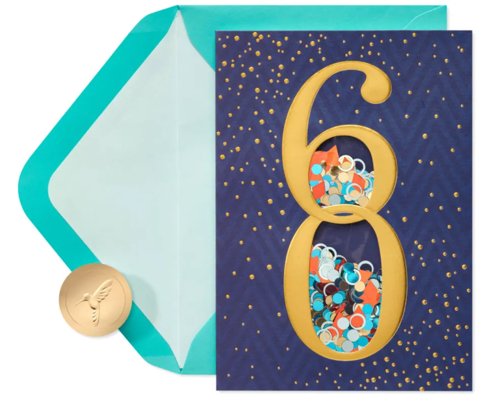 Shaking It Up 60th Birthday Greeting Card