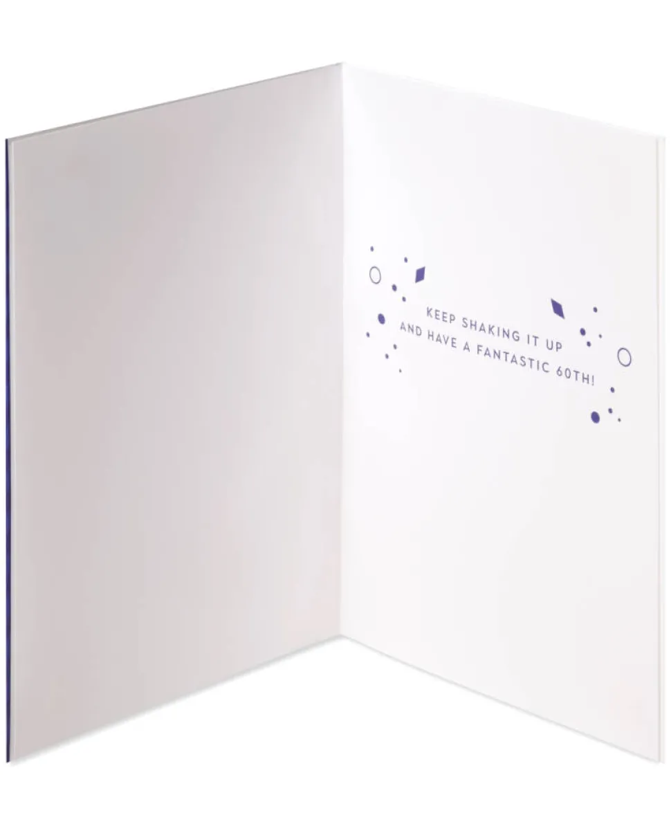 Shaking It Up 60th Birthday Greeting Card