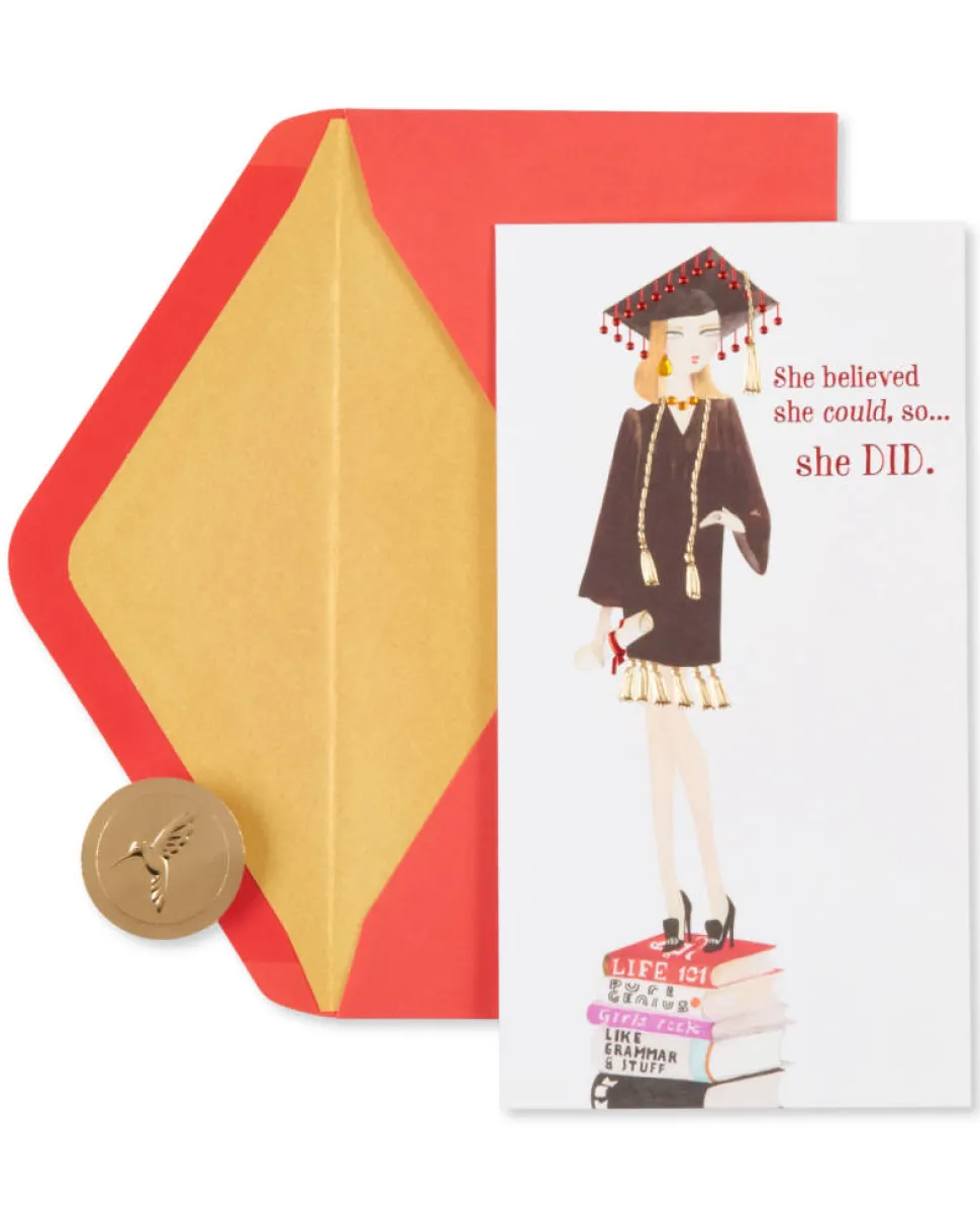 Shining Achievements Graduation Greeting Card