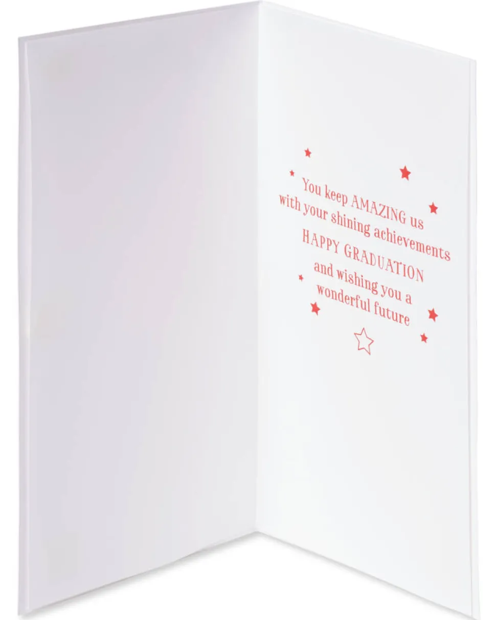 Shining Achievements Graduation Greeting Card