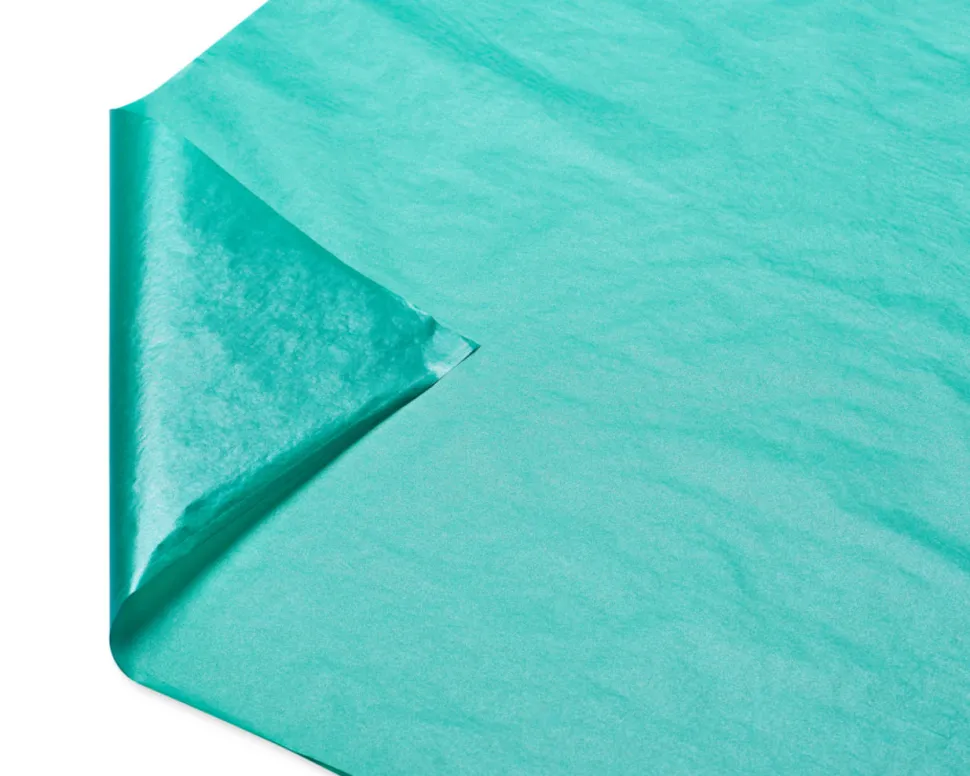 Shiny Blue Tissue Paper, 28-Sheets