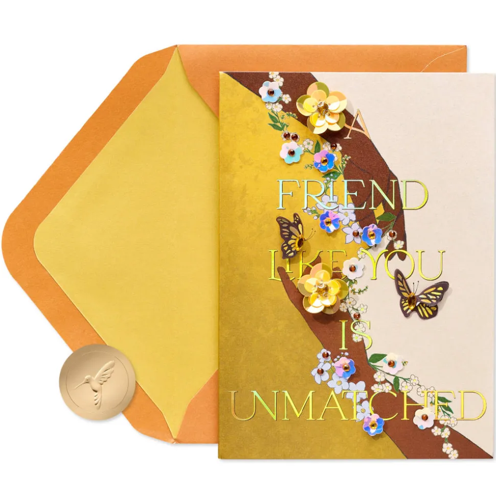 Showing Up and Showing Out Friendship Greeting Card