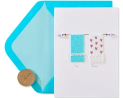 Side by Side Engagement Greeting Card