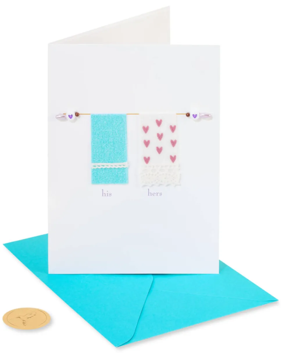 Side by Side Engagement Greeting Card