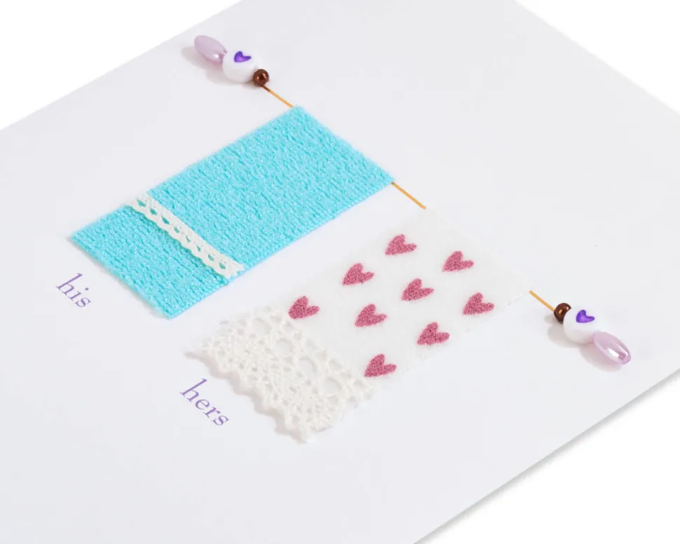 Side by Side Engagement Greeting Card