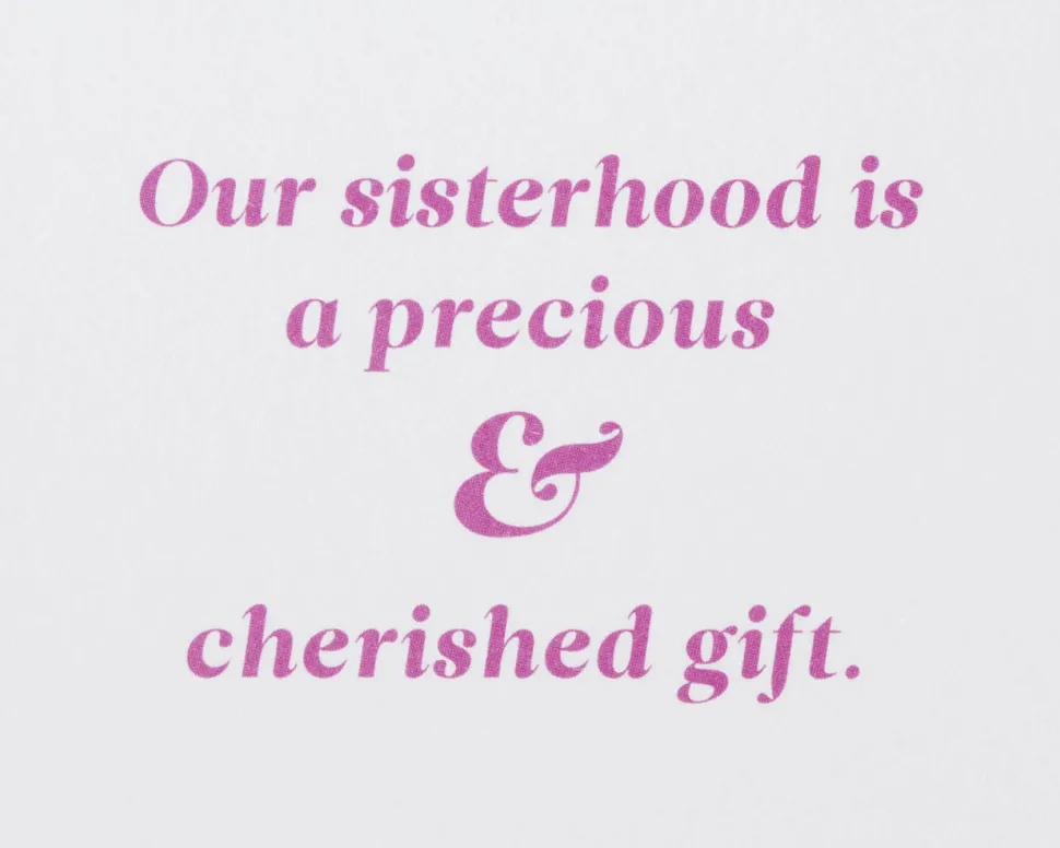 Sisterhood Friendship Greeting Card – Illustrated by Cathy Williams
