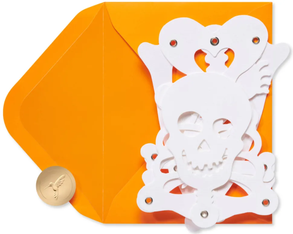 Skeleton Halloween Greeting Card