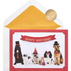 Smile You’re Awesome Dog Birthday Greeting Card