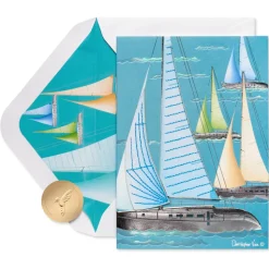 Smooth Sailing Birthday Greeting Card