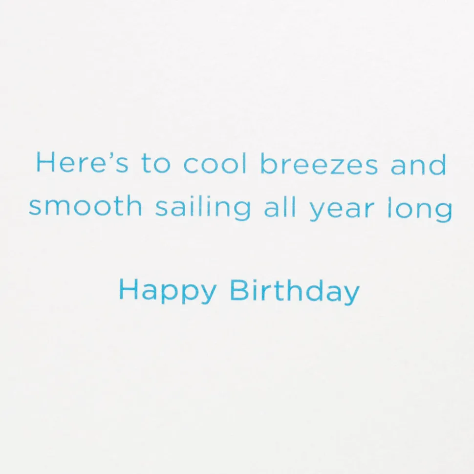 Smooth Sailing Birthday Greeting Card
