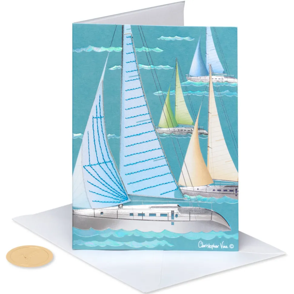 Smooth Sailing Birthday Greeting Card