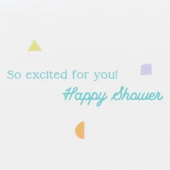So Excited For You Baby Shower Greeting Card