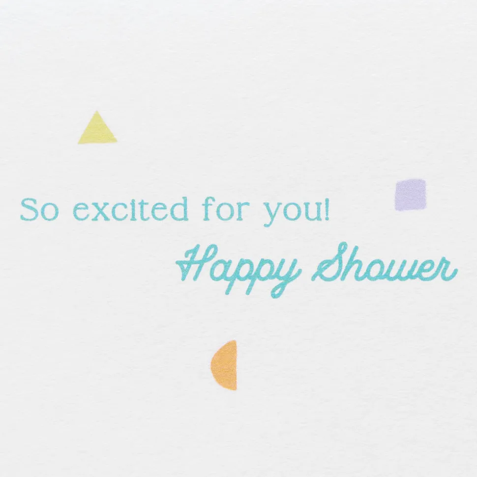 So Excited For You Baby Shower Greeting Card