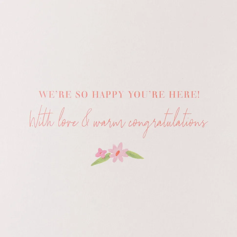 So Happy You’re Here Baby Shower Greeting Card