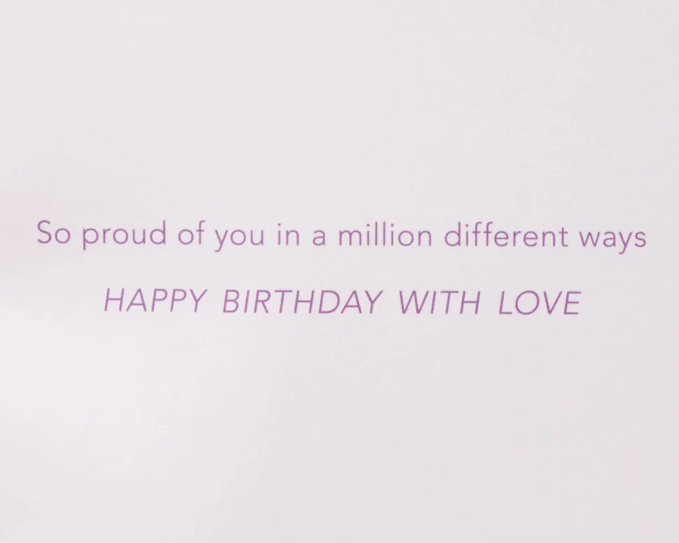 So Proud of You Birthday Greeting Card for Daughter