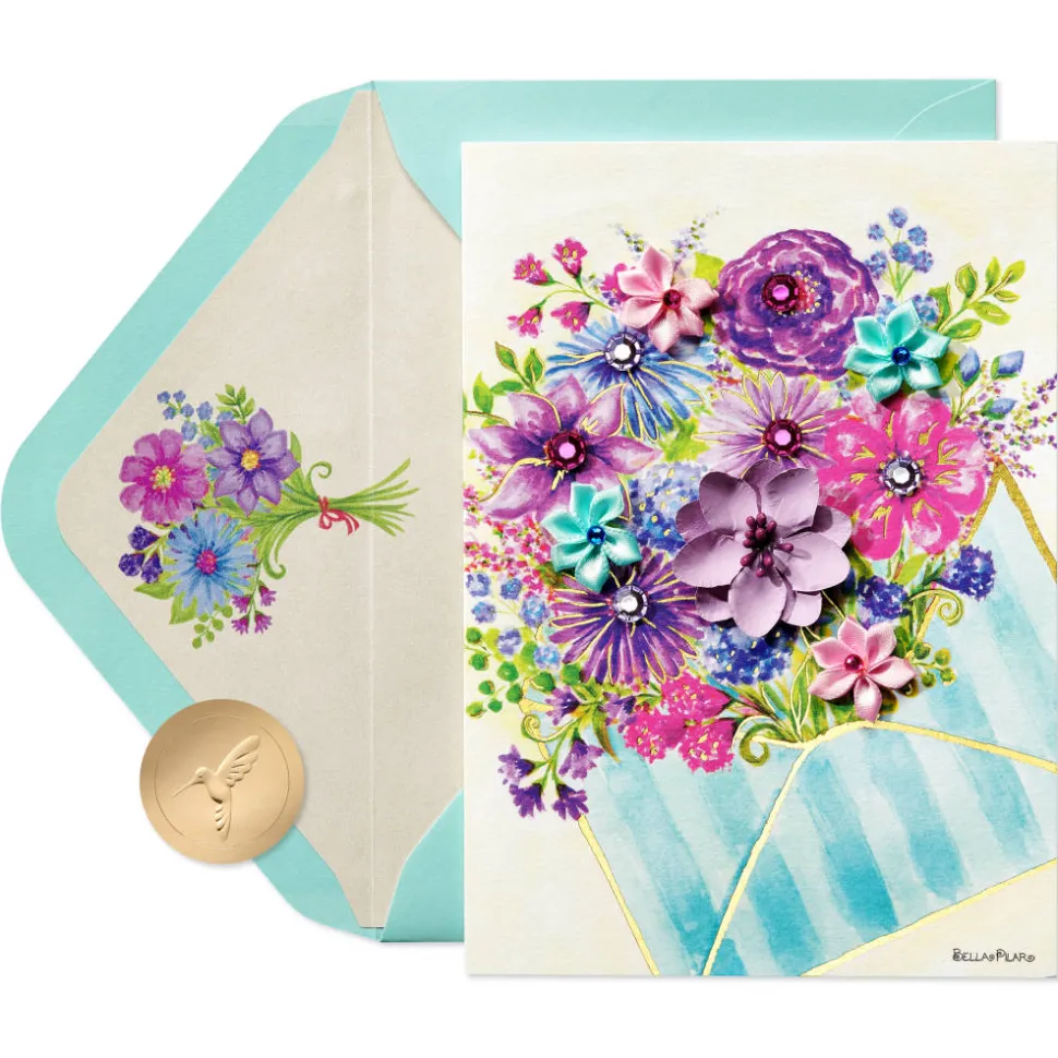 Special Delivery Blank Birthday Greeting Card – Designed by Bella Pilar
