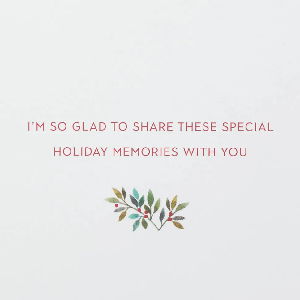 Special Holiday Memories Holiday Greeting Card for Wife