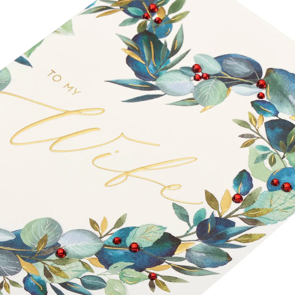 Special Holiday Memories Holiday Greeting Card for Wife